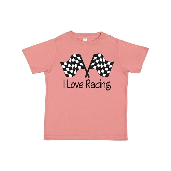 Inktastic I Love Racing Boys or Girls Toddler T-Shirt