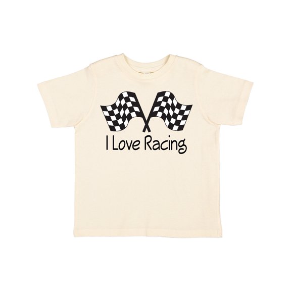 Inktastic I Love Racing Boys or Girls Toddler T-Shirt