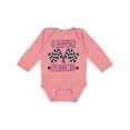 thumbnail image 1 of Inktastic I Love Racing Rally Flags Girls Girls Long Sleeve Baby Bodysuit, 1 of 5
