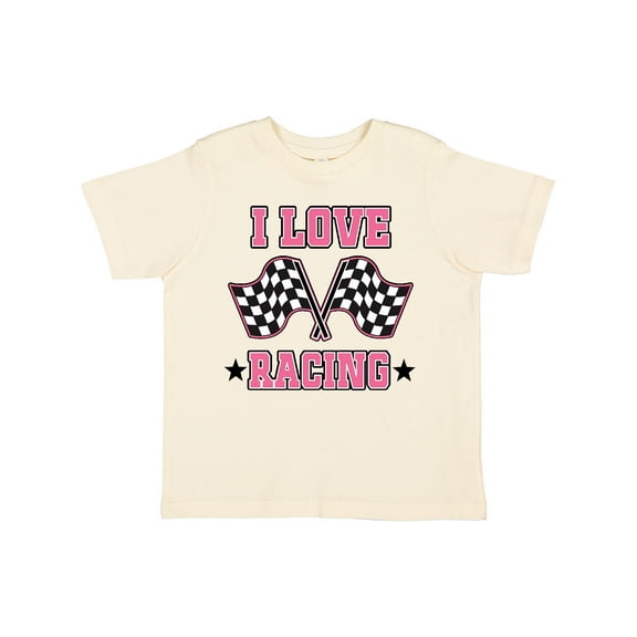 Inktastic I Love Racing Rally Flags Girls Girls Toddler T-Shirt