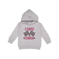 thumbnail image 1 of Inktastic I Love Racing Rally Flags Girls Toddler Hoodie, 1 of 4