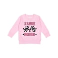 thumbnail image 1 of Inktastic I Love Racing Rally Flags Girls Toddler Sweatshirt, 1 of 4