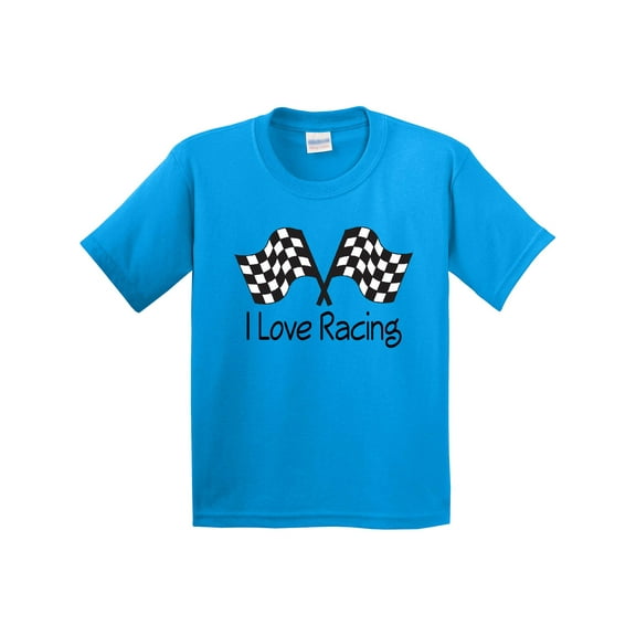 Inktastic I Love Racing Youth T-Shirt