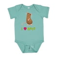 thumbnail image 1 of Inktastic I Love Rats Boys or Girls Baby Bodysuit, 1 of 5