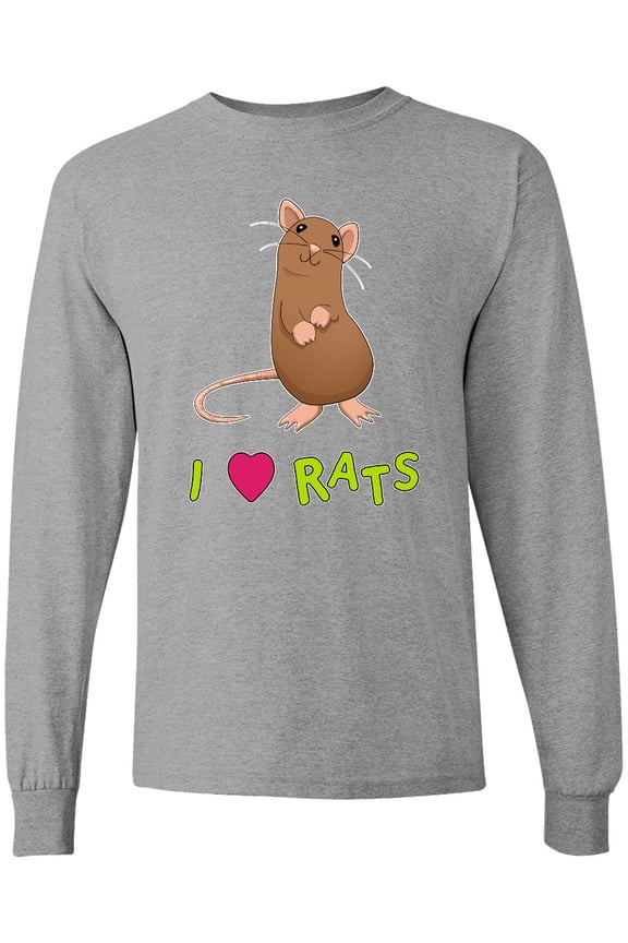 I Love Rats Long Sleeve T-Shirt