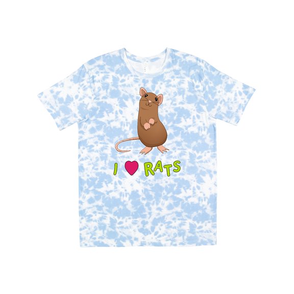 Inktastic I Love Rats T-Shirt