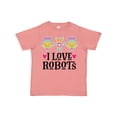 thumbnail image 1 of Inktastic I Love Robots Cute Robotics Girls Toddler T-Shirt, 1 of 5