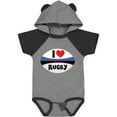 thumbnail image 1 of Inktastic I Love Rugby Sports Ball Boys or Girls Baby Bodysuit, 1 of 5