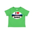 thumbnail image 1 of Inktastic I Love Rugby Sports Ball Boys or Girls Toddler T-Shirt, 1 of 5