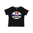 thumbnail image 1 of Inktastic I Love Rugby Sports Ball Boys or Girls Toddler T-Shirt, 1 of 5