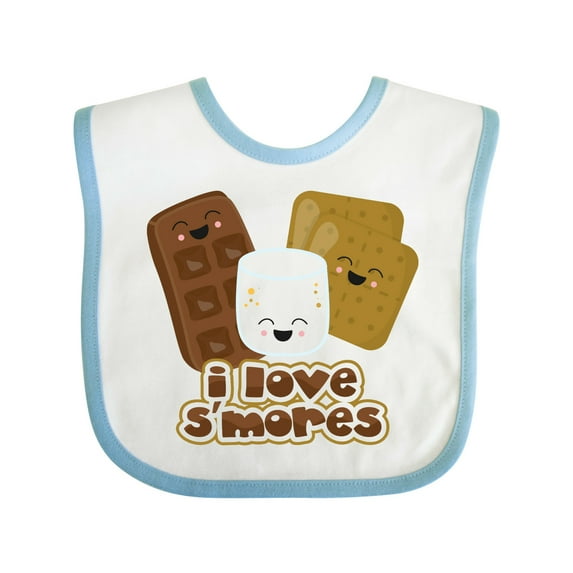 Inktastic I Love S'Mores Boys or Girls Baby Bib