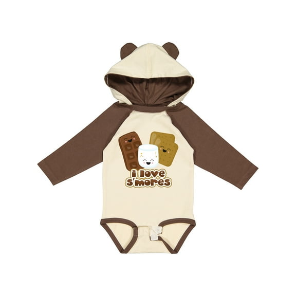 Inktastic I Love S'Mores Boys or Girls Long Sleeve Baby Bodysuit