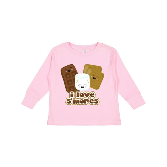 Inktastic I Love S'Mores Boys or Girls Long Sleeve Toddler T-Shirt