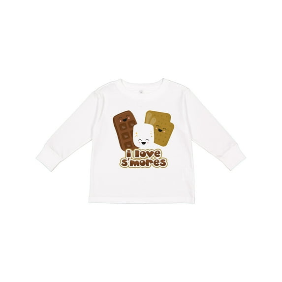 Inktastic I Love S'Mores Boys or Girls Long Sleeve Toddler T-Shirt
