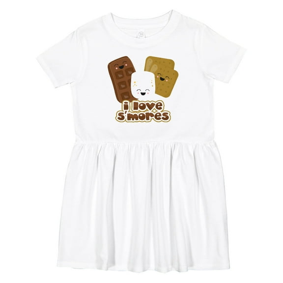 Inktastic I Love S'mores Girls Toddler Dress