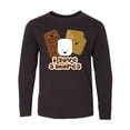 thumbnail image 1 of Inktastic I Love S'mores Long Sleeve Youth T-Shirt, 1 of 5