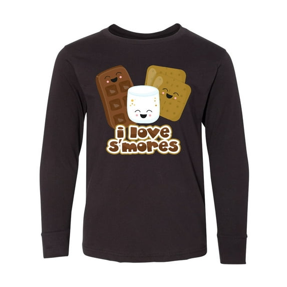 Inktastic I Love S'mores Long Sleeve Youth T-Shirt