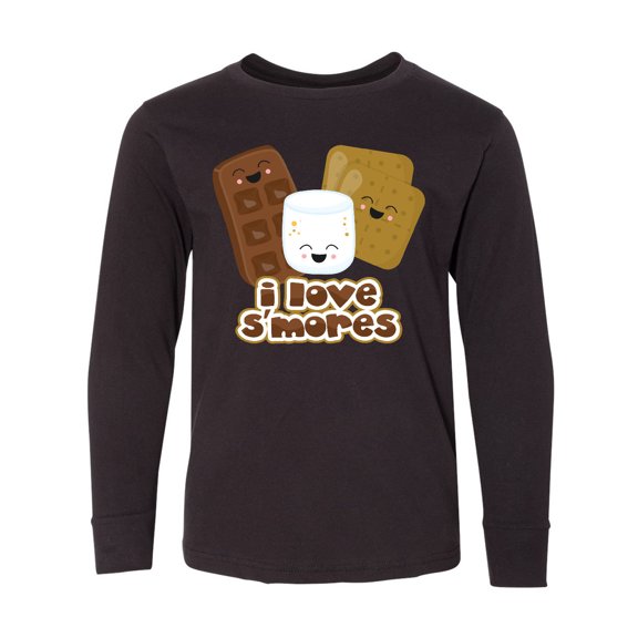 Inktastic I Love S'mores Long Sleeve Youth T-Shirt