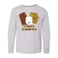 thumbnail image 1 of Inktastic I Love S'mores Long Sleeve Youth T-Shirt, 1 of 5