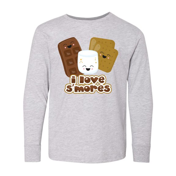 Inktastic I Love S'mores Long Sleeve Youth T-Shirt