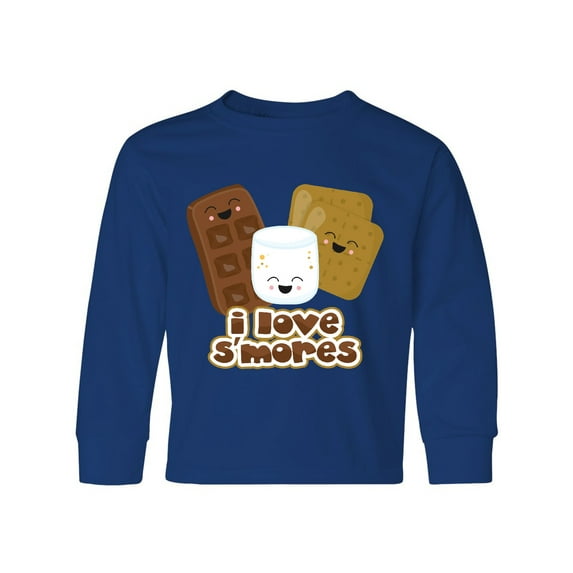 Inktastic I Love S'mores Long Sleeve Youth T-Shirt