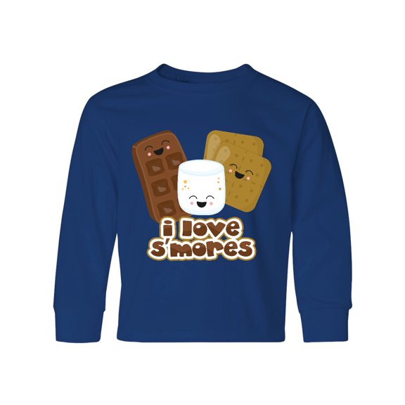 Inktastic I Love S'mores Long Sleeve Youth T-Shirt
