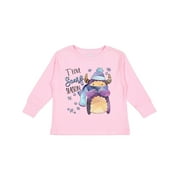 Inktastic I Love Scarf Season Cute Winter Yeti Boys or Girls Long Sleeve Toddler T-Shirt