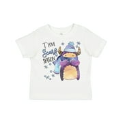 Inktastic I Love Scarf Season Cute Winter Yeti Boys or Girls Toddler T-Shirt