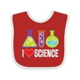thumbnail image 1 of Inktastic I Love Science Chemistry Teacher Boys or Girls Baby Bib, 1 of 4