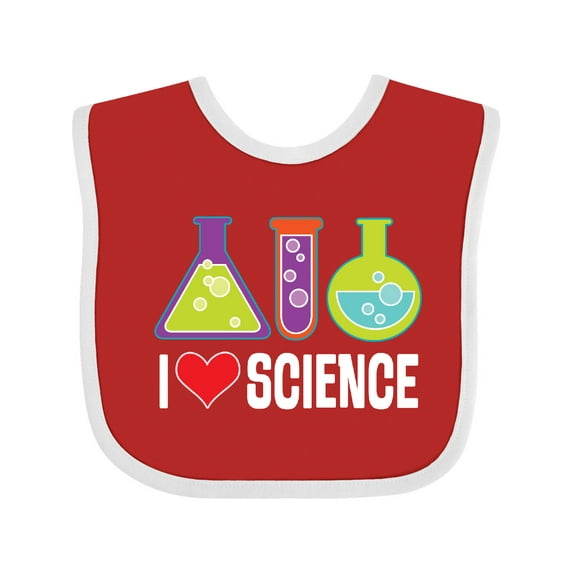 Inktastic I Love Science Chemistry Teacher Boys or Girls Baby Bib