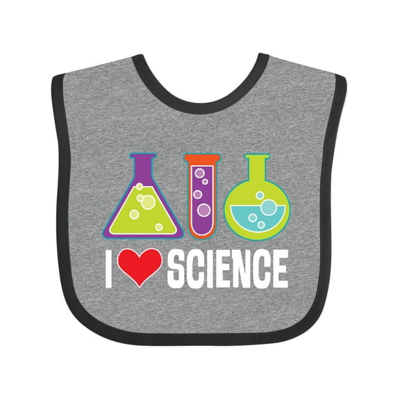 Inktastic I Love Science Chemistry Teacher Boys or Girls Baby Bib