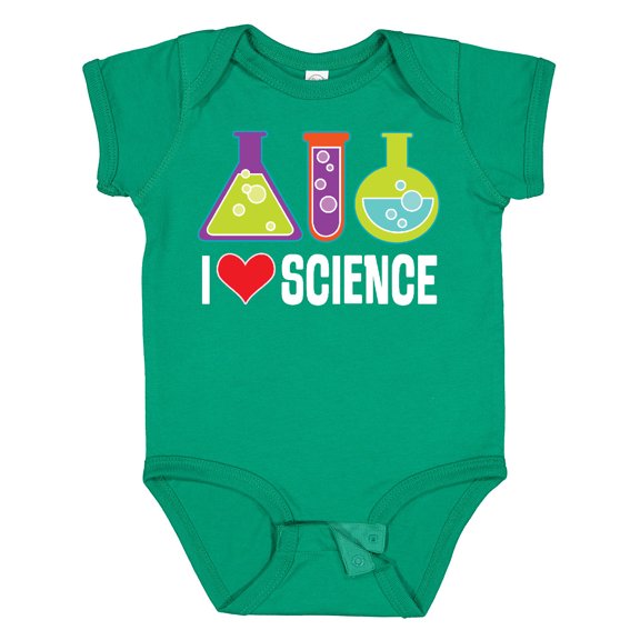 Inktastic I Love Science Chemistry Teacher Boys or Girls Baby Bodysuit