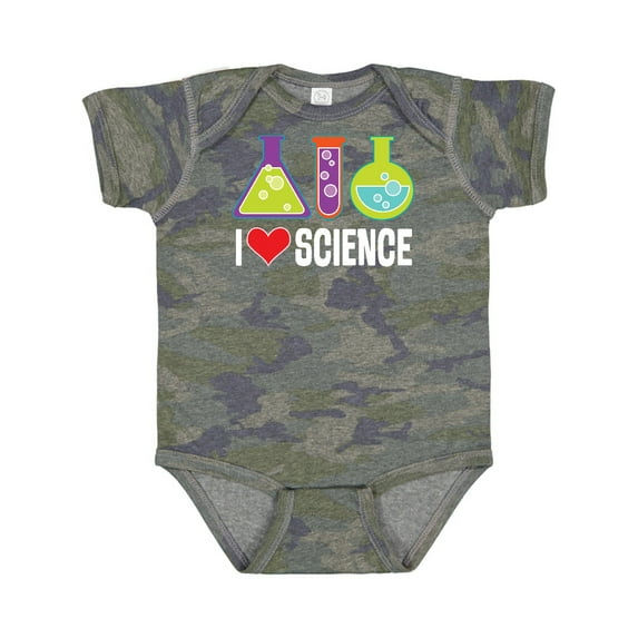 Inktastic I Love Science Chemistry Teacher Boys or Girls Baby Bodysuit