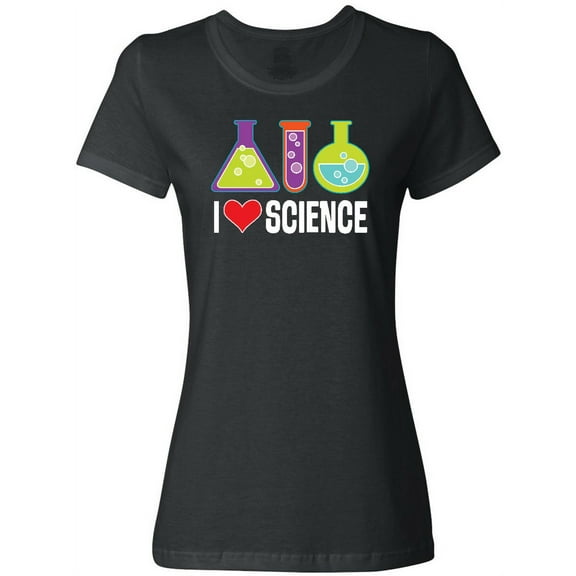 Inktastic I Love Science Chemistry Teacher Women's T-Shirt