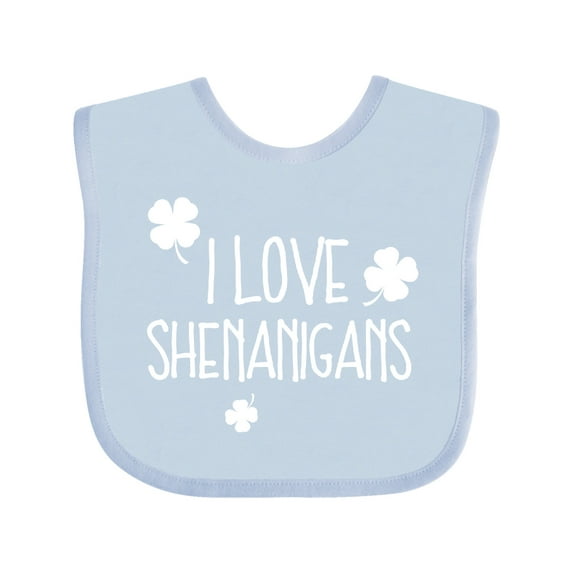 Inktastic I Love Shenanigans Boys or Girls Baby Bib