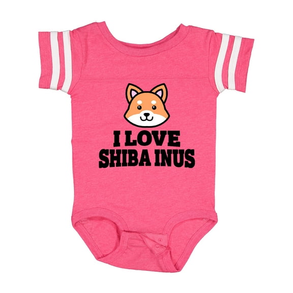 Inktastic I Love Shiba Inus Boys or Girls Baby Bodysuit