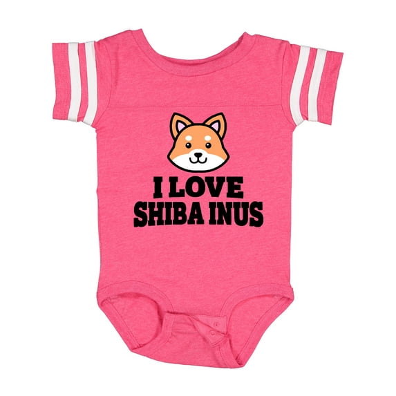 Inktastic I Love Shiba Inus Boys or Girls Baby Bodysuit