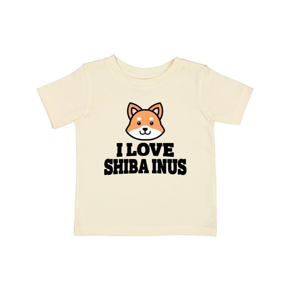 Inktastic I Love Shiba Inus Boys or Girls Baby T-Shirt