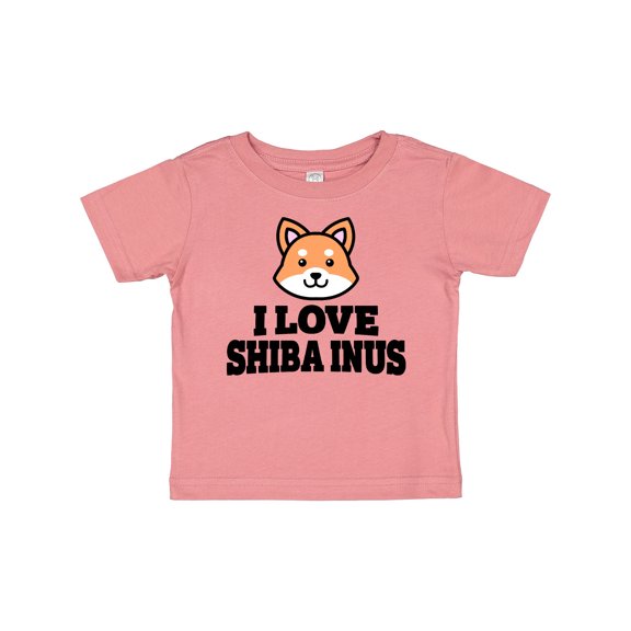 Inktastic I Love Shiba Inus Boys or Girls Baby T-Shirt