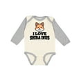 thumbnail image 1 of Inktastic I Love Shiba Inus Boys or Girls Long Sleeve Baby Bodysuit, 1 of 5