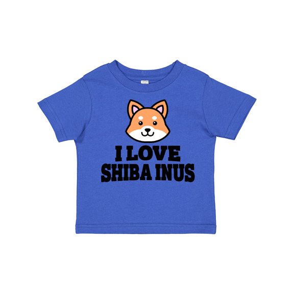 Inktastic I Love Shiba Inus Boys or Girls Toddler T-Shirt