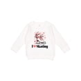 thumbnail image 1 of Inktastic I Love Skating Ice Skates Toddler Sweatshirt, 1 of 4