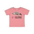 thumbnail image 1 of Inktastic I Love Sloths Girls Baby T-Shirt, 1 of 5