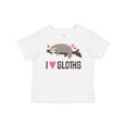 thumbnail image 1 of Inktastic I Love Sloths Girls Baby T-Shirt, 1 of 5