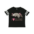 thumbnail image 1 of Inktastic I Love Sloths Girls Toddler T-Shirt, 1 of 5