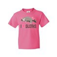 thumbnail image 1 of Inktastic I Love Sloths Youth T-Shirt, 1 of 5