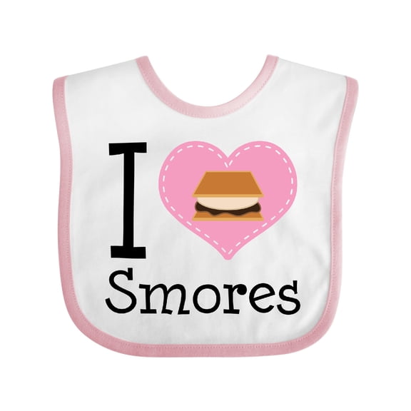 Inktastic I Love Smores Girls Baby Bib