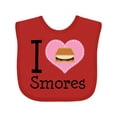 thumbnail image 1 of Inktastic I Love Smores Girls Baby Bib, 1 of 4