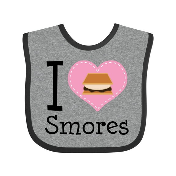 Inktastic I Love Smores Girls Baby Bib