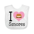 thumbnail image 1 of Inktastic I Love Smores Girls Baby Bib, 1 of 4